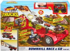 Hot Wheels vozilo Monster trucks, dirka, 2v1