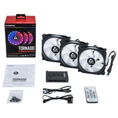 Chieftec CF-3012-RGB Tornado set RGB ventilatorjev (3x120mm)