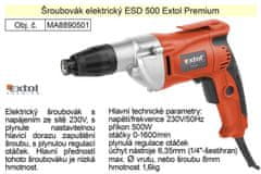 Extol Premium Električni izvijač Extol Premium ESD500
