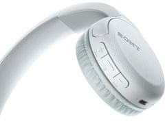 Sony WH-CH510 Bluetooth slušalke, bele