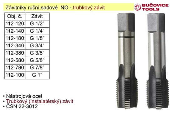 Bučovice Tools a.s. Ročne pipe G3 / 4 &quot;BREZ cevnega navoja