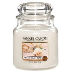 Yankee Candle Sveča v steklenem kozarcu , Poročni dan, 410 g