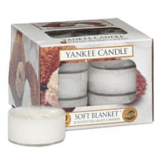 Yankee Candle Čajne sveče , Mehka odeja, 12 kosov