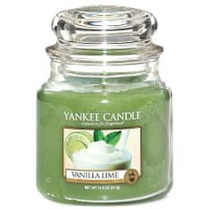 Yankee Candle Sveča v steklenem kozarcu , Vanilija z vodnim kamnom, 410 g