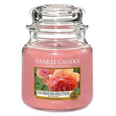 Yankee Candle Sveča v steklenem kozarcu , Vezena marelična vrtnica, 410 g