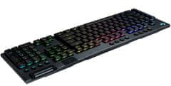 Logitech G915 LIGHTSPEED RGB brezžična mehanska gaming tipkovnica, GL Clicky - odprta embalaža