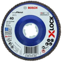 Bosch Professional lamelna brusilna plošča X-Lock, 2608619205