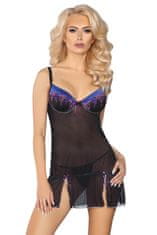 Livco Corsetti Ženski luksuzen top Ebony, črna, L