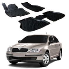 SCOUTT 3D gumijaste preproge za Škoda Octavia II 2005-2013