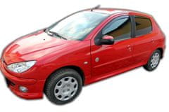 HEKO Okenski deflektorji za Peugeot 206 5D 1998-2005 4 kosa Spredaj + Zadnja stran