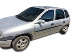 HEKO Okenski deflektorji za Opel Corsa B 5D 1993-2001 4 kosa Spredaj + Zadnja stran