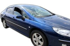 HEKO Okenski deflektorji za Peugeot 407 4D SEDAN 2004-2011 4 kosa Spredaj + Zadnja stran