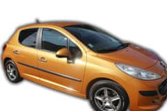 HEKO Okenski deflektorji za Peugeot 207 5D HTB 2006-2012 4 kosa Spredaj + Zadnja stran