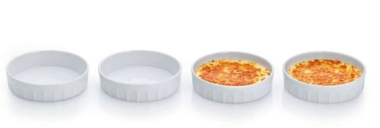 Kela Skleda za kremo Creme brulée MALEEN porcelan 12 cm KL-10763