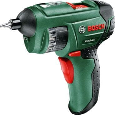 Bosch akumulatorski vijačnik PSR Select + 12 vijačnih nastavkov (0603977021)