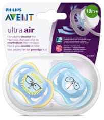 Philips Avent duda Ultra air, 18+ m., fantovska (lev), 2 kosa