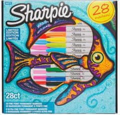 Sharpie flomastri Riba, tanki, 28 kosov