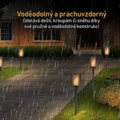 Bezdoteku LEDSolar 96 sončna na prostem gorenje louč baklo 2 kom, 96 ICE, brezžično, iPRO, 1W, toplo barva