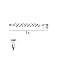 Emos povezovalni niz, veriga, 50 LED, 5 m, hladna bela - odprta embalaža