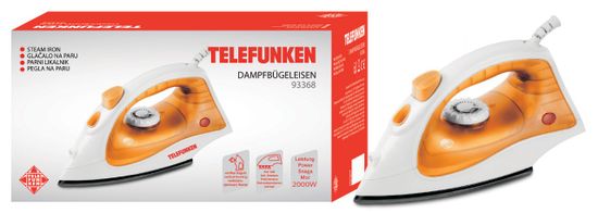 Telefunken TF93368 parni likalnik, 2000 W, 150 ml