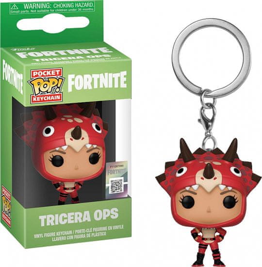 Funko POP! Fortnite S2 obesek za ključe, Tricera Ops