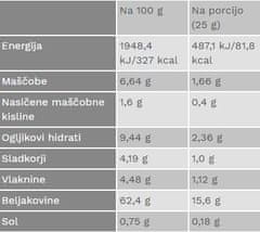 Nature's finest Bio Vegan Protein Shake mešanica, 63 % beljakovinska, s stevio, čokoladna, 450 g