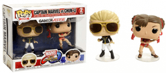 Funko POP! Marvel vs. Capcom komplet figur, Captain Marvel + Chun-Li (Player 2), dvojno pakiranje