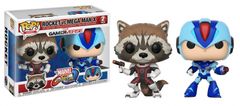 Funko POP! Marvel vs. Capcom komplet figur, Rocket + Mega Man X, dvojno pakiranje