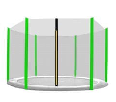 Aga Zaščitna mreža 305 cm za 6 palic Črna mreža/ Svetlo zelena