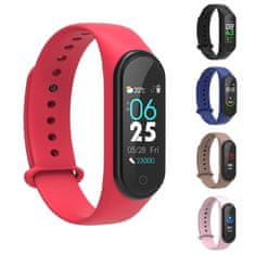 Neogo SmartBand MS4, pametna zapestnica, rdeč