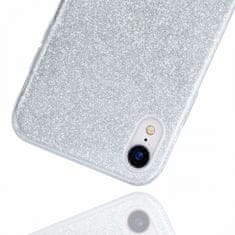 Bling ovitek za Samsung Galaxy A70 A705, srebrn / bleščice