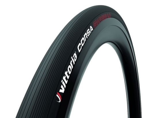 Vittoria tubular Corsa G2.0, 25x700, črna, 320 TPI