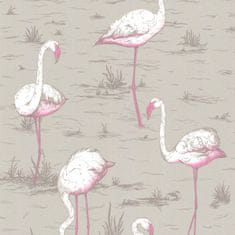 Cole & Son Ozadje FLAMINGOS 6042, kolekcija NOVO SODOBNO