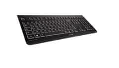 brezžična tipkovnica in miška Cherry DW 3000 Wireless, USB sprejemnik, črna, UK SLO gravura