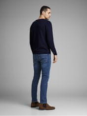 Jack&Jones Moške kavbojke JJIGLENN Slim Fit 12152347 Blue Denim (Velikost 28/32)