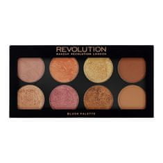 Makeup Revolution Paleta blush Gold en sladkor II (Palette Gold en Sugar 2 Rose Gold ) 13g