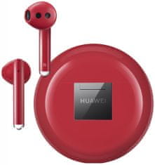 Huawei FreeBuds 3 slušalke, bluetooth 5.1, brezžične, rdeče
