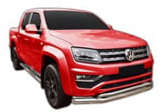 J&J Automotive Sprednji okvirji za Volkswagen Amarok 2017-Nad double city bar