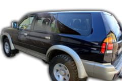 HEKO Okenski deflektorji za Mitsubishi Pajero Sport 5D 1997-2008 4 kosa Spredaj + Zadnja stran