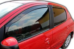 HEKO Okenski deflektorji za Peugeot 206 5D 1998-2005 4 kosa Spredaj + Zadnja stran