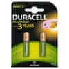 Duracell polnilna baterija AAA, 750 mAh, 2 kosa