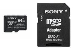 Sony microSDXC 64GB, UHS-I + adapter