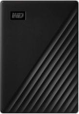 Western Digital My Passport 5 TB prenosni disk, črn (WDBPKJ0050BBK-WESN)