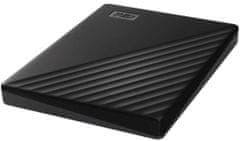 Western Digital My Passport 5 TB prenosni disk, črn (WDBPKJ0050BBK-WESN)