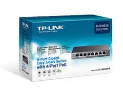 TP-Link Stikalo z 8 priključki GbE RJ45, vključno s 4 priključki PoE