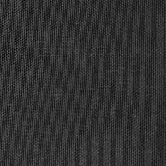 Greatstore Senčno jadro oksford tekstil pravokotno 2x4 antracit
