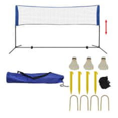 Greatstore Komplet mreže za badminton s perjanicami 300x155 cm