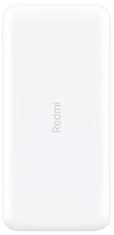 Xiaomi Redmi Power Bank prenosna baterija, 20000 mAh, bela