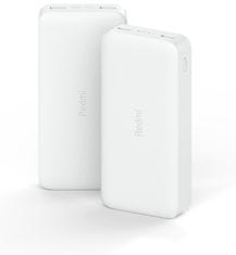 Xiaomi Redmi Power Bank prenosna baterija, 20000 mAh, bela