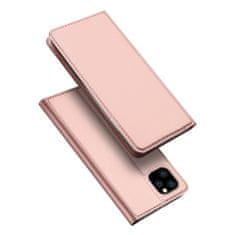 Dux Ducis Skin Pro usnjeni flip ovitek za iPhone 11 Pro, roza